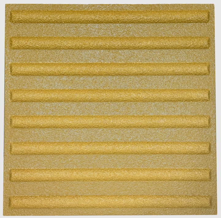 GRP Corduroy Tactile Paving For Stairs (400mm x 400mm) 1 Tactile Paving GRP Surface Mounted