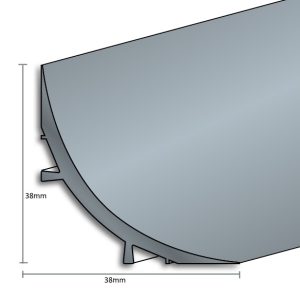 38mm floor cove former floor coving strip floor cove former