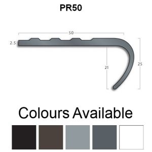 pr50 flexible pvc stairnosing