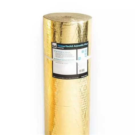 TimberTech2 Acoustic Plus - Ultra Heavy Duty Wood Flooring Underlay (8sq) 1 TimberTech2 Acoustic Plus heavy duty noise reduction underlay