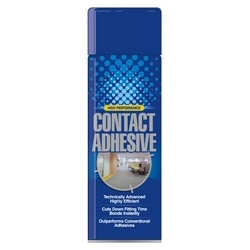 Contact adhesive spray can
