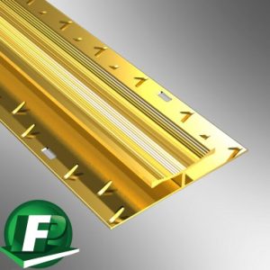 double-naplock-heavy-duty-gold carpet joiner bar