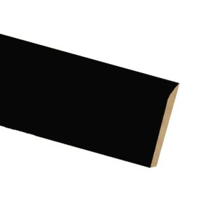 Flat black scotia beading