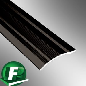 cukz BLACK BRONZE universal coverstrip adjustable reducer variable height reducer floor profile self adhesive