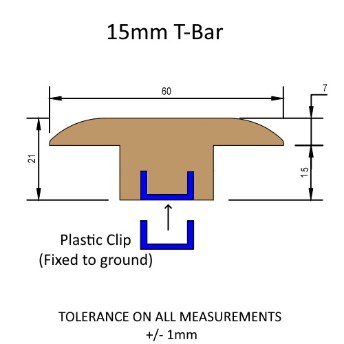 15mm Tbar Oak MDF - 1800mm 2 15mm tbar solid oak solid walnut Solid oak floor threshold. solid walnut floor threshold. Solid oak floor trim. Solid walnut floor trim