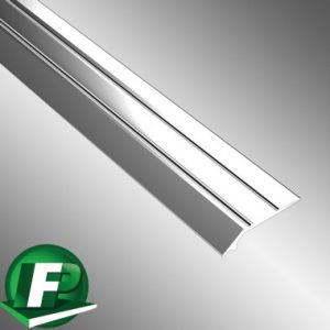 self adhesive lino bar standard 4mm internal stickdown lino bar chrome silver